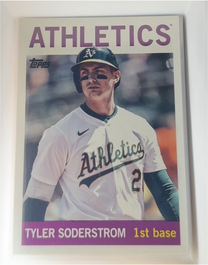 2025 Topps Archives #4 Tyler Soderstrom Oakland Athletics — front