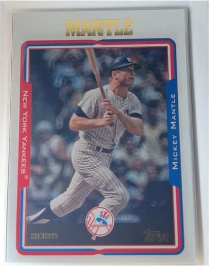 2025 Topps Archives #252 Mickey Mantle — front