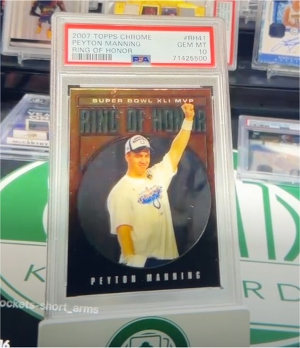 2007 Topps Chrome #RH41 Peyton Manning Ring of Honor — front