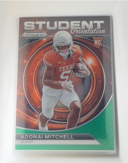 2024 Panini Prizm Draft Picks Student Orientation #SO-AMI Adonai Mitchell — front