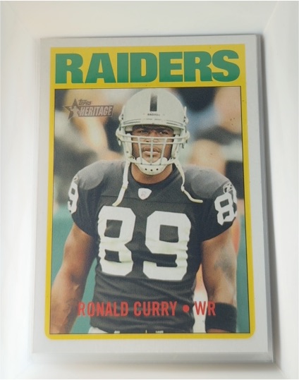 2005 Topps Heritage #160 Ronald Curry — front