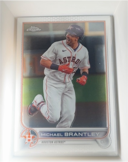 2022 Topps Chrome #34 Michael Brantley — front