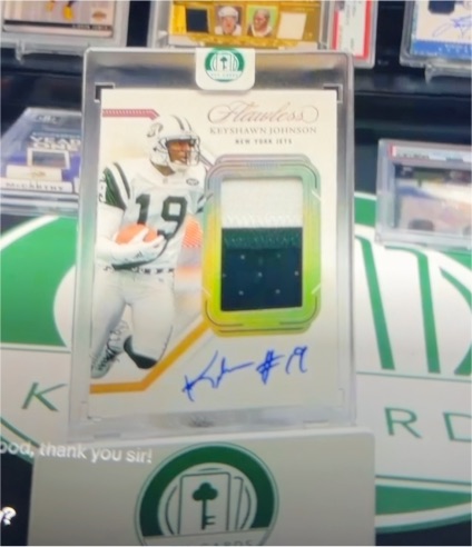 2024 Panini Flawless #PA-19 Keyshawn Johnson — front