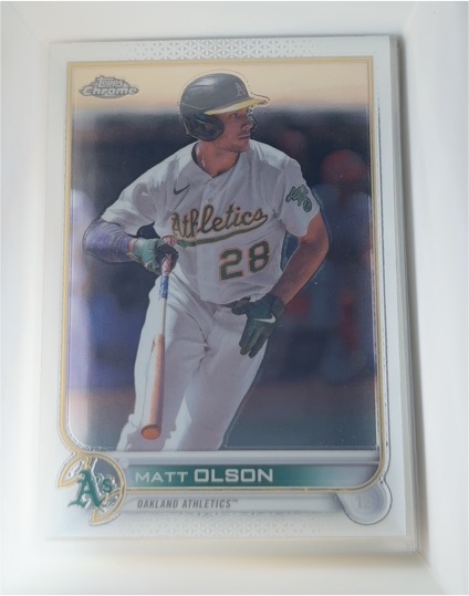 2022 Topps Chrome #148 Matt Olson — front