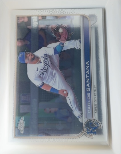 2022 Topps Chrome #143 Carlos Santana — front