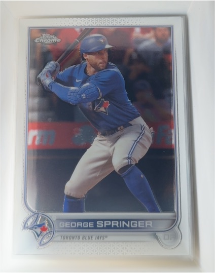 2022 Topps Chrome #214 George Springer — front