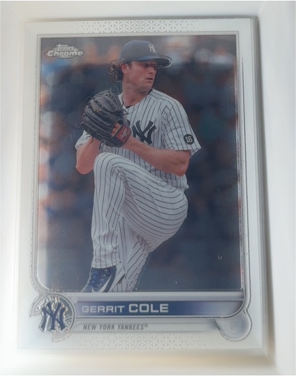 2022 Topps Chrome #179 Gerrit Cole — front