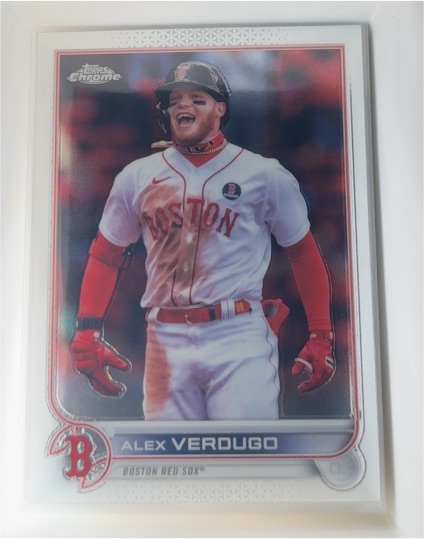 2022 Topps Chrome #33 Alex Verdugo Boston Red Sox — front