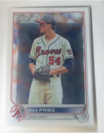 2022 Topps Chrome #75 Max Fried — front