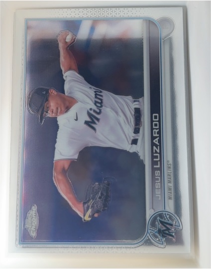 2022 Topps Chrome #112 Jesus Luzardo — front