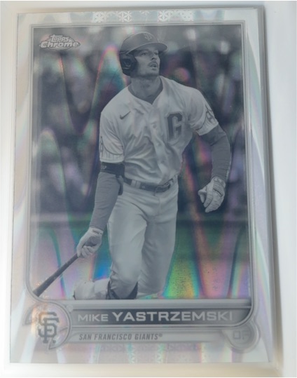 2022 Topps Chrome #18 Mike Yastrzemski — front
