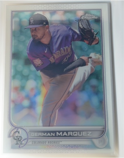 2022 Topps Chrome #219 German Marquez — front