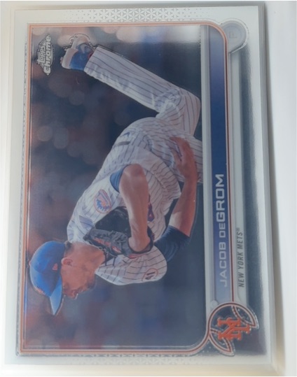 2022 Topps Chrome #125 Jacob deGrom — front