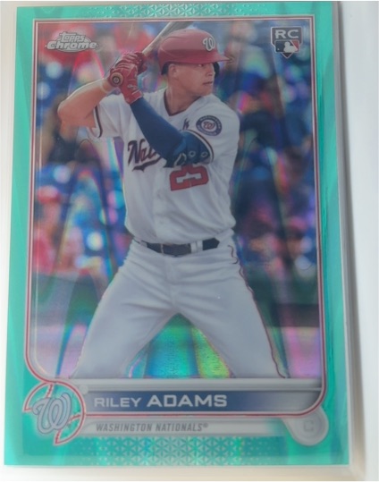 2022 Topps Chrome #103 Riley Adams — front