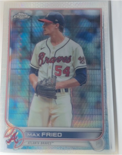 2022 Topps Chrome #75 Max Fried — front