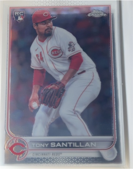 2022 Topps Chrome #193 Tony Santillan — front
