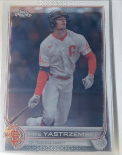 2022 Topps Chrome #18 Mike Yastrzemski — front