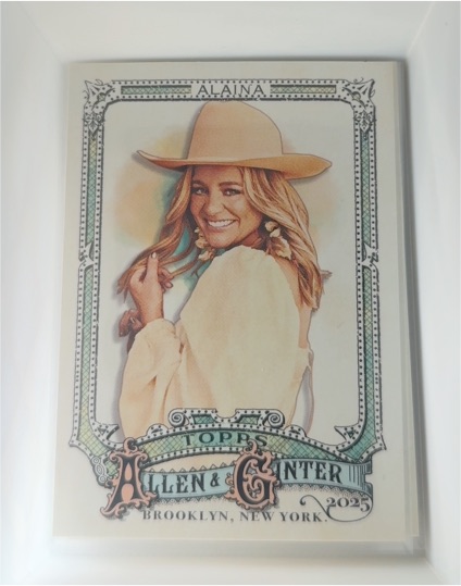 2025 Topps Allen & Ginter #252 Lauren Alaina — front
