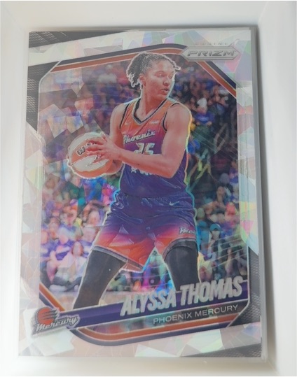 2025 Panini Prizm WNBA #44 Alyssa Thomas Ice Prizm Phoenix Mercury — front