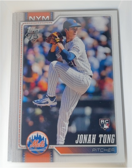 2026 Topps Series 1 #4 Jonah Tong — front