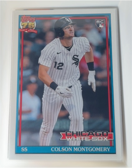 2026 Topps Series 1 75th Anniversary #T91-4 Colson Montgomery — front