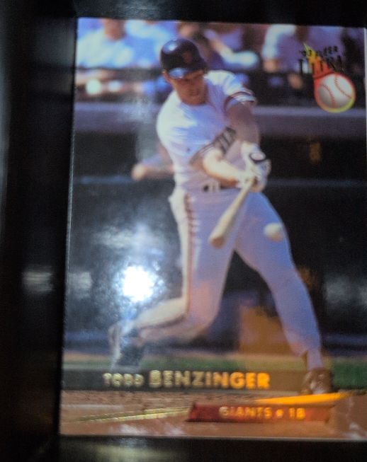 1993 Fleer Ultra #481 Todd Benzinger — front