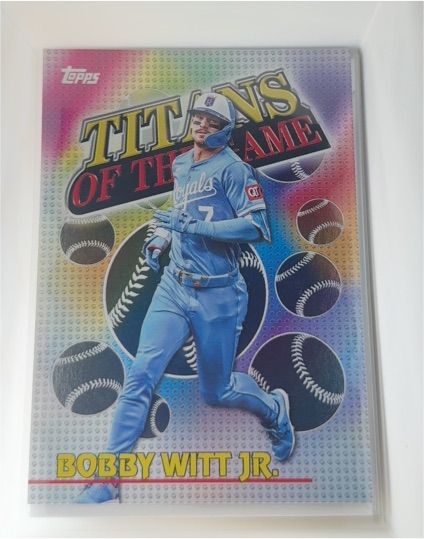 2026 Topps Series 1 Titans of the Game #TOG-16 Bobby Witt Jr. — front
