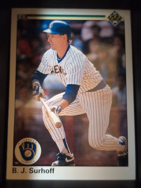 1990 Upper Deck #159 B.J. Surhoff — front
