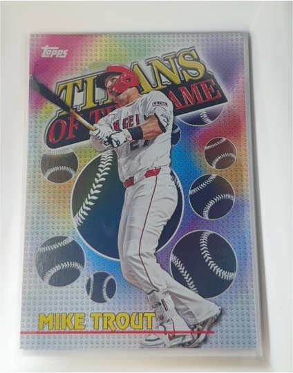 2026 Topps Series 1 Titans Of The Game #TOG-2 Mike Trout — front