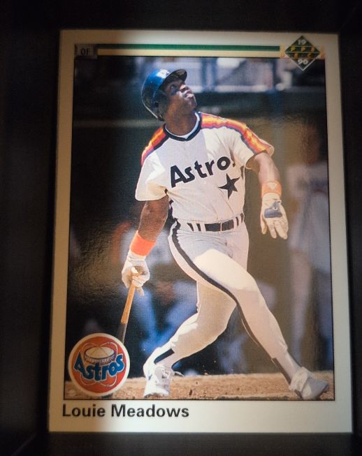 1990 Upper Deck #160 Louie Meadows — front