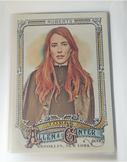 2025 Topps Allen & Ginter #286 Emma Roberts — front