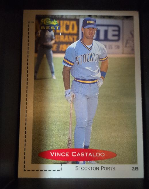 1991 Classic Best #264 Vince Castaldo — front