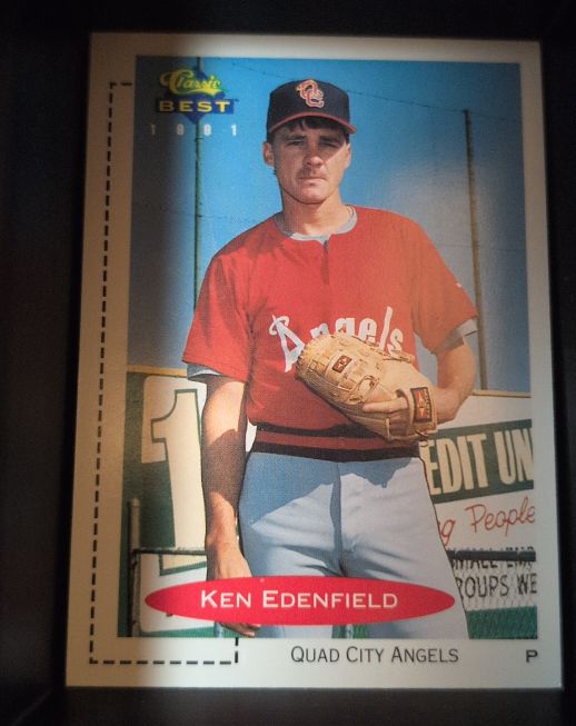 1991 Classic Best #260 Ken Edenfield — front