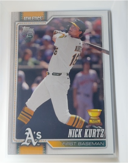 2026 Topps Series 1 #97 Nick Kurtz — front