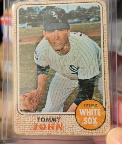 1968 Topps #72 Tommy John — front