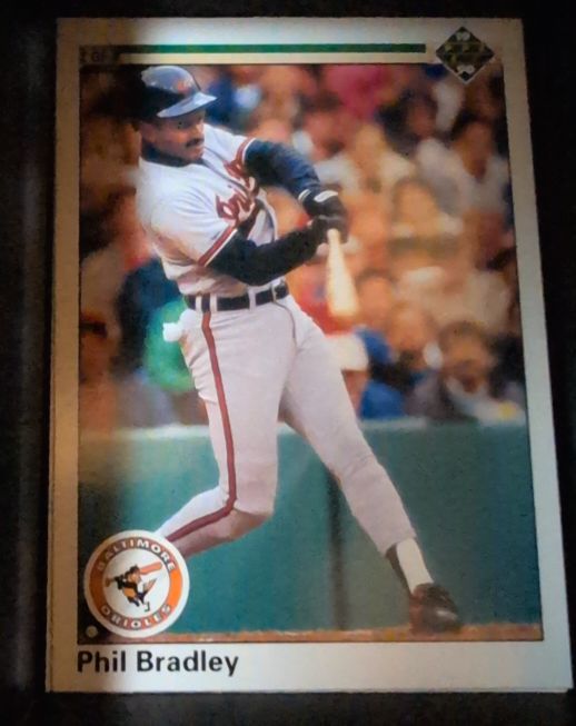 1990 Upper Deck #194 Phil Bradley — front