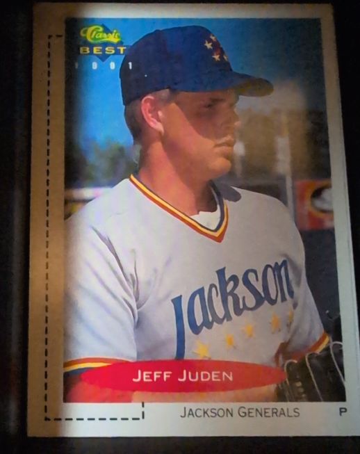1991 Classic Best #302 Jeff Juden Jackson Generals — front