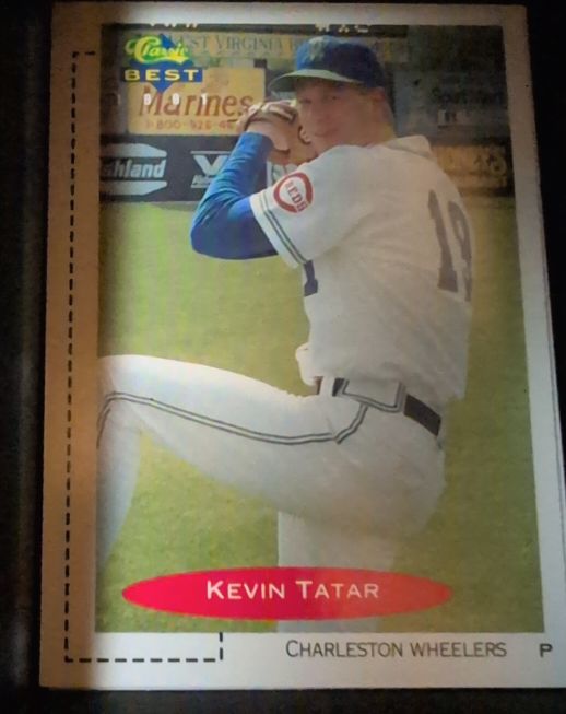 1991 Classic Best #294 Kevin Tatar Charleston Wheelers — front