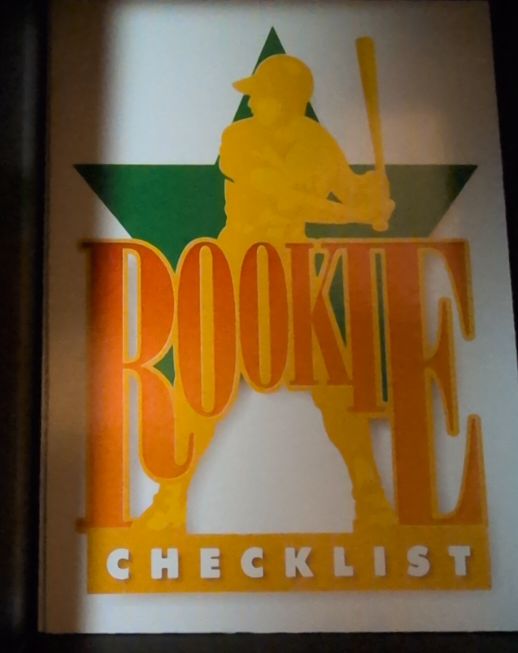 1990 Upper Deck #1 Star Rookie Checklist — front