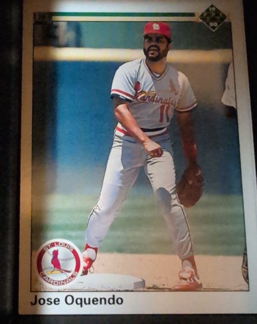 1990 Upper Deck #319 Jose Oquendo — front