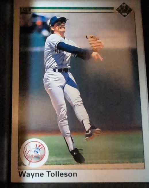 1990 Upper Deck #320 Wayne Tolleson — front