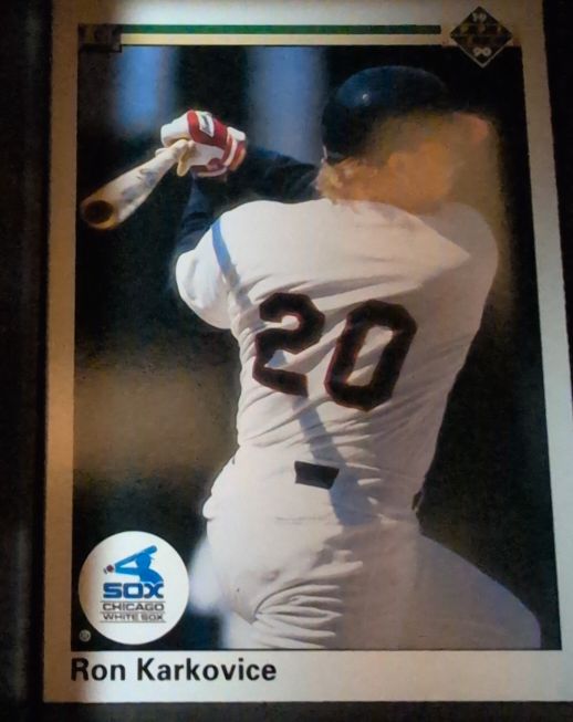 1990 Upper Deck #69 Ron Karkovice — front