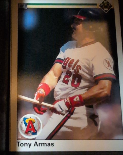 1990 Upper Deck #58 Tony Armas — front