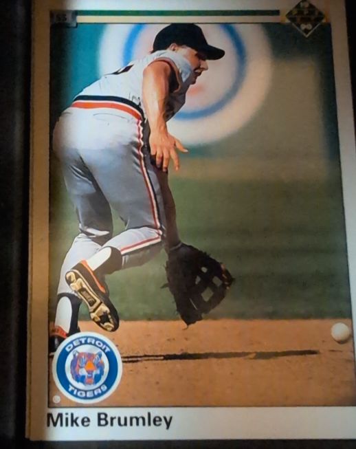 1990 Upper Deck #312 Mike Brumley — front