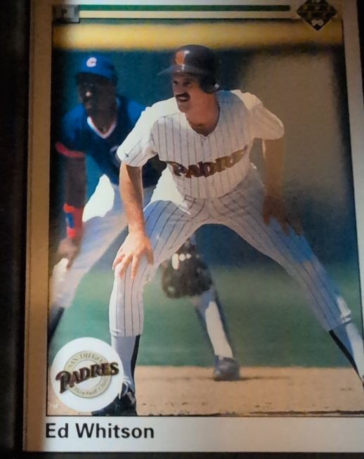 1990 Upper Deck #308 Ed Whitson — front