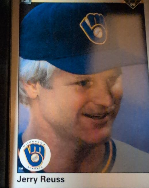 1990 Upper Deck #96 Jerry Reuss Milwaukee Brewers — front