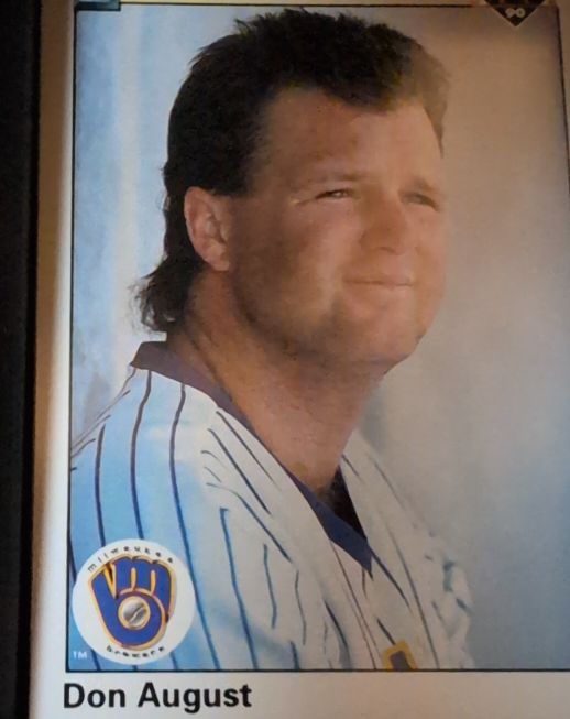 1990 Upper Deck #295 Don August — front