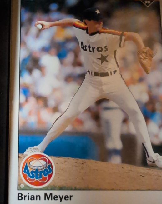 1990 Upper Deck #22 Brian Meyer Houston Astros — front