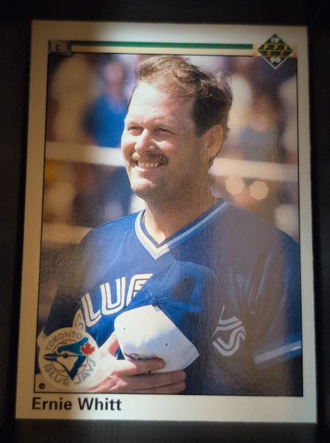 1990 Upper Deck #148 Ernie Whitt — front