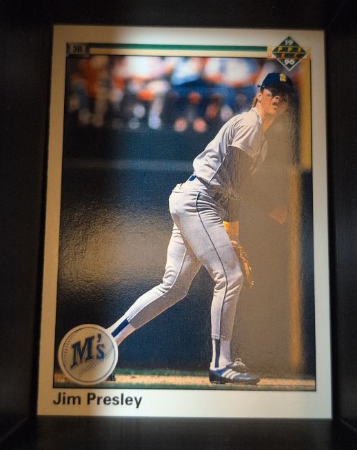 1990 Upper Deck #315 Jim Presley Seattle Mariners — front
